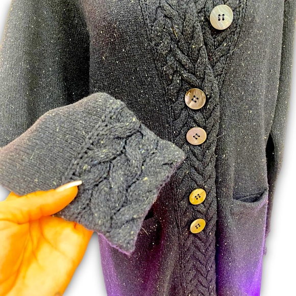 Wool & Cashmere Coat Irelands Eye Size Large - Picture 5 of 7